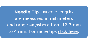 NovoFine® Plus 32G 4 mm Pen Needles
